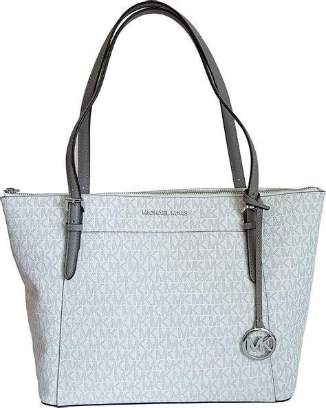 michael kors white signature purse|michael kors white backpack purse.